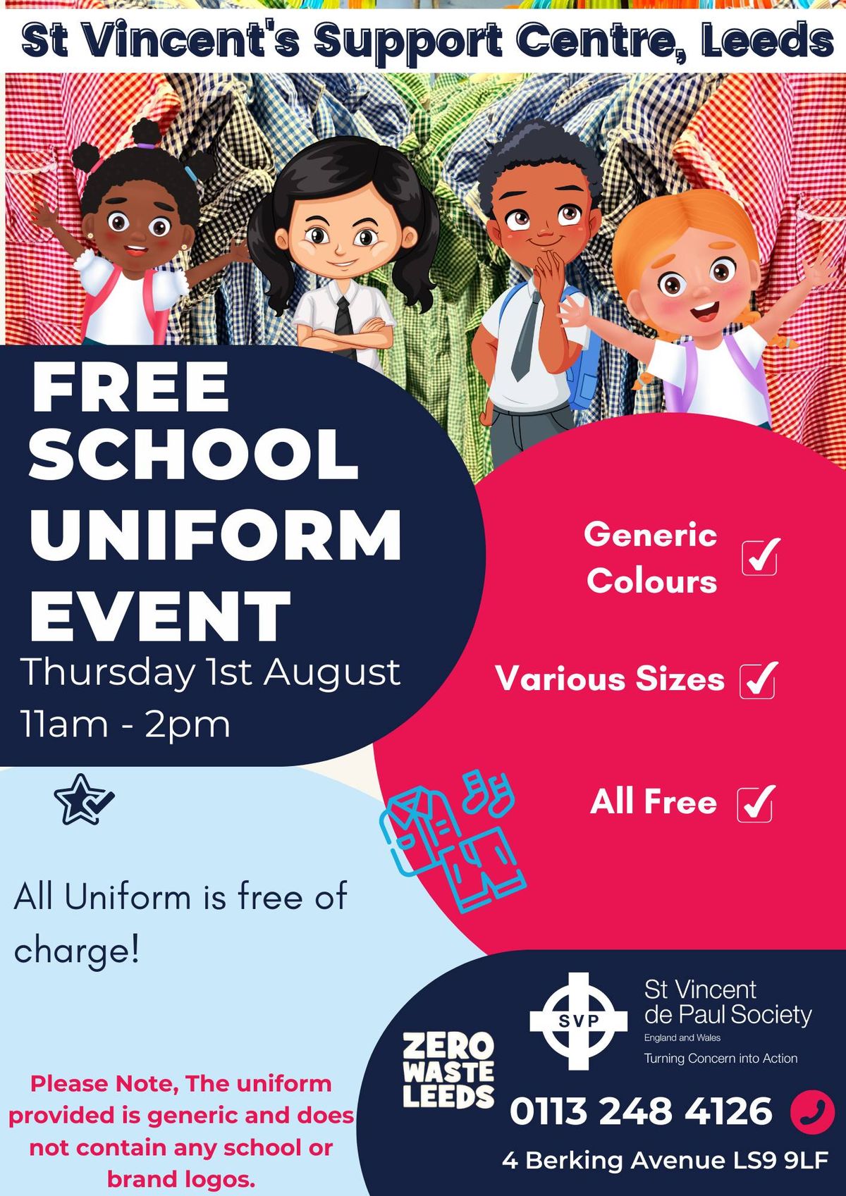 Free School Uniform Event