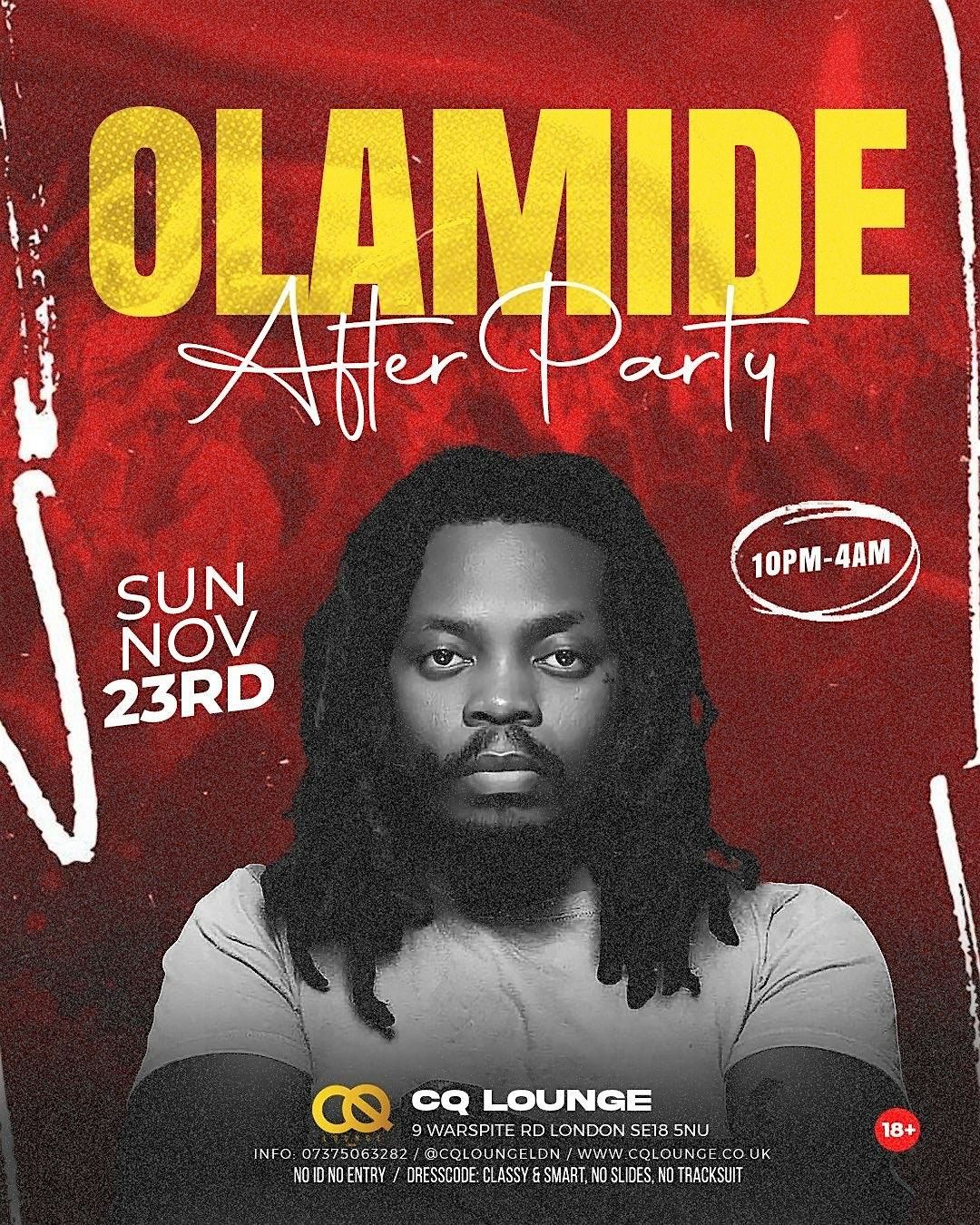 OLAMIDE BADOO AFTER PARTY
