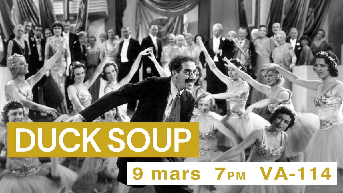 DUCK SOUP (1933) Marx  Brothers chaotic comedy! 