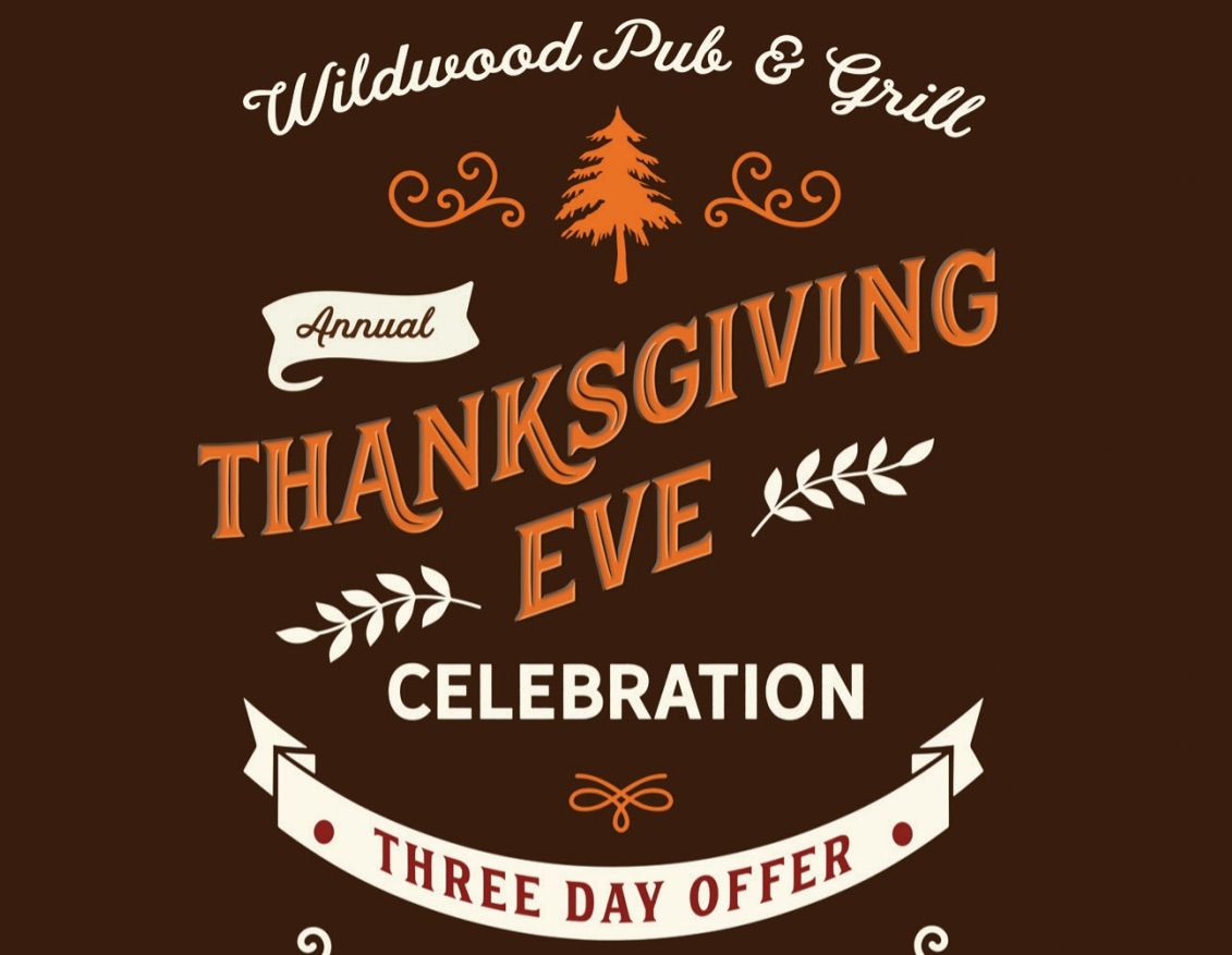 HALF PRICE GIFT CARDS - 3 Day Celebration Event at Wildwood Pub & Grill  