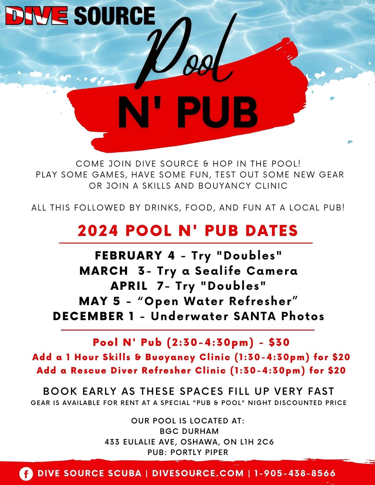 Dive Source Pool & Pub Night