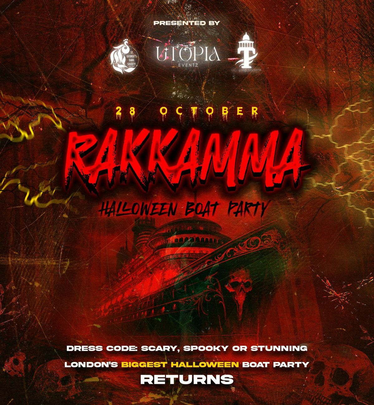 RAKKAMMA HALLOWEEN BOAT PARTY