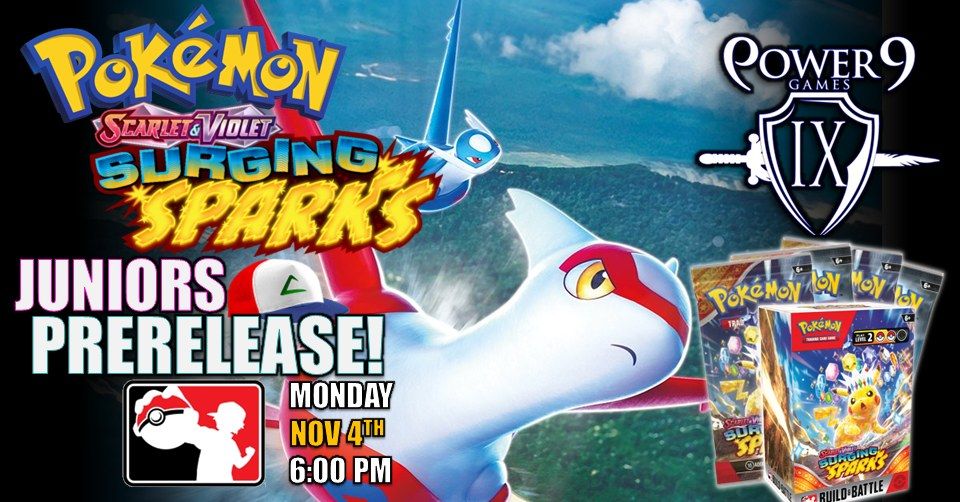 Pokemon: Surging Sparks Juniors Prerelease