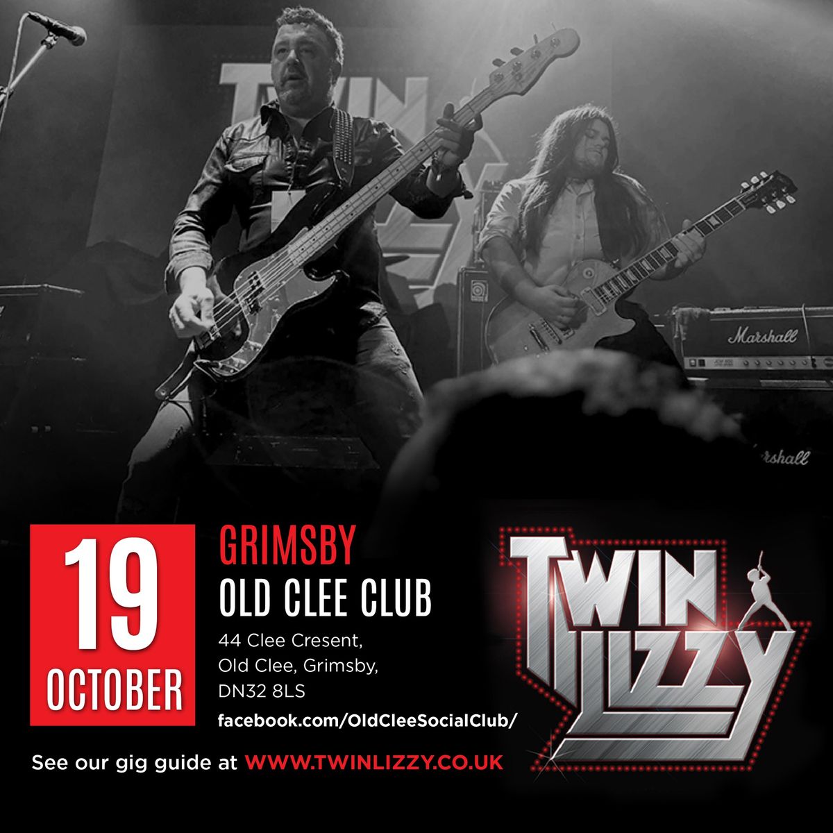 TWIN LIZZY live in GRIMSBY!!!