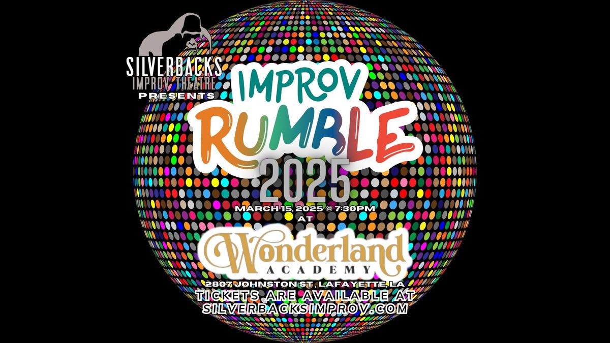 Improv Rumble: 2025! presented by Silverbacks Improv Theatre