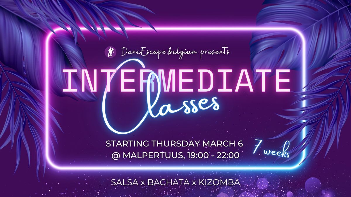 Cursus Salsa LA - Bachata - Kizomba Intermediate 