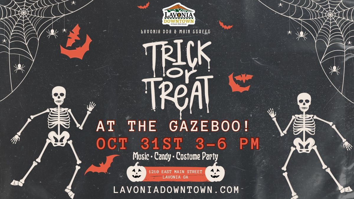 Trick or Treat at the Gazeboo \ud83d\udc7b