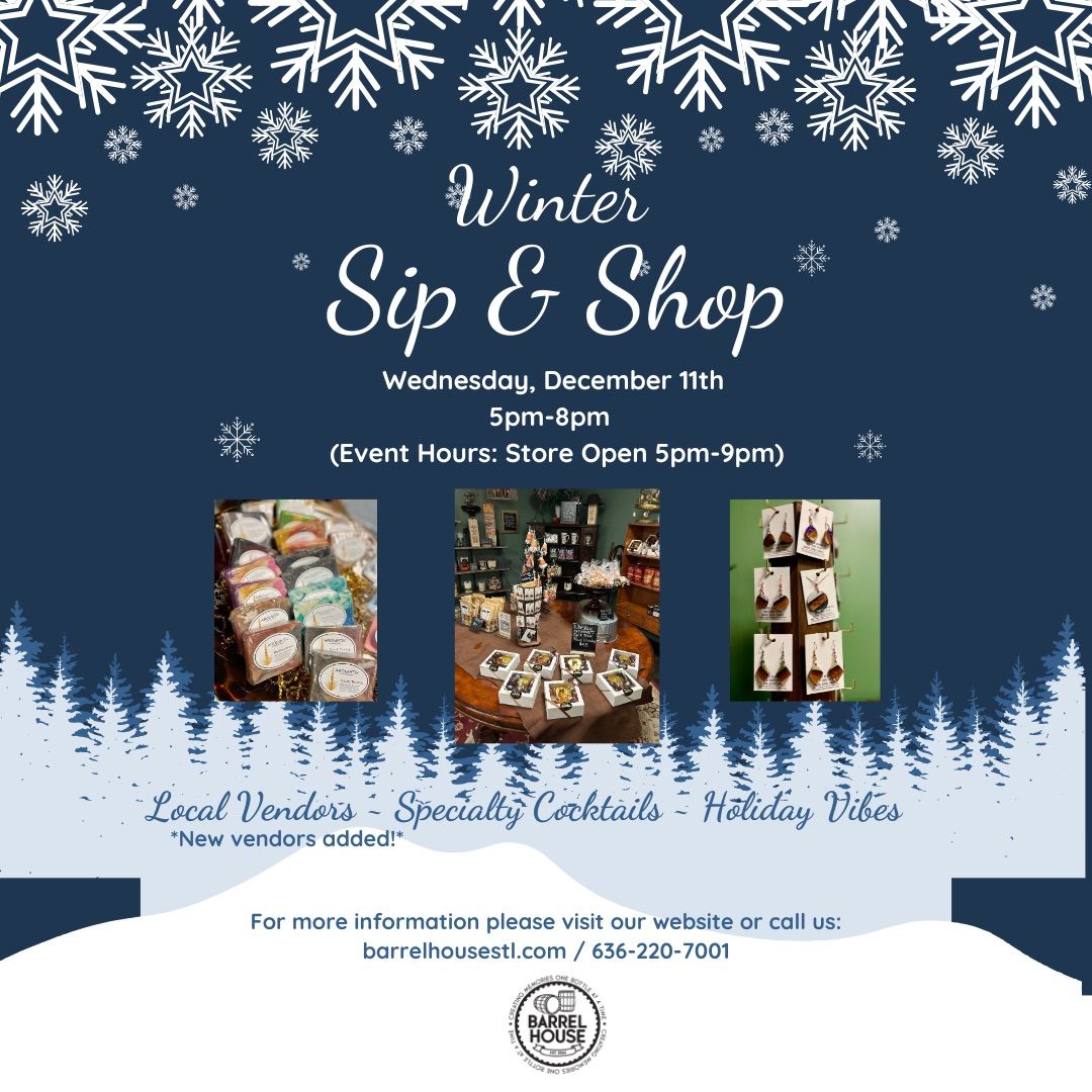 *Winter Sip & Shop*