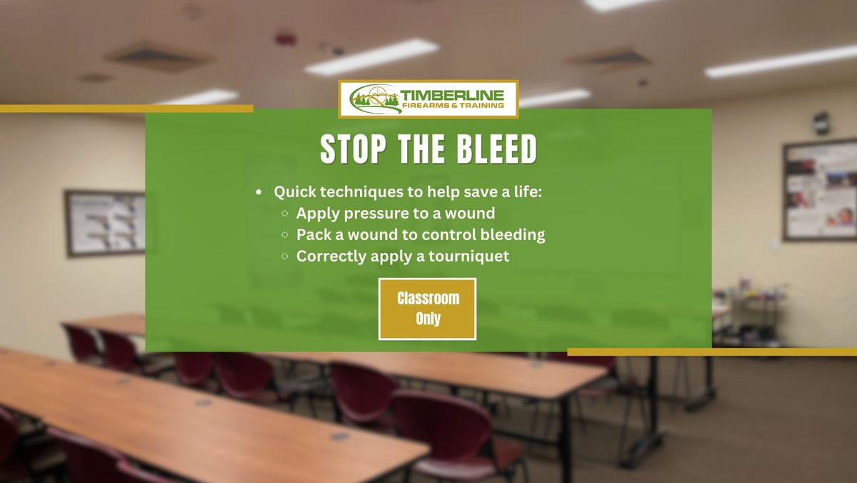 Stop the Bleed (Free Class)