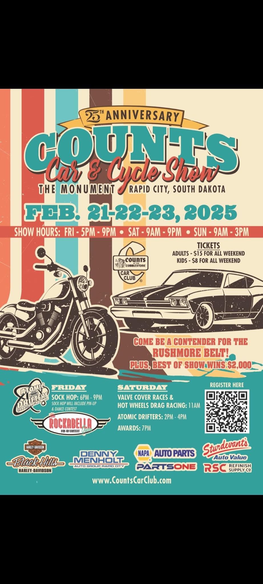 MASSIVE INDOOR CAR & BIKE SHOW IN SOUTH DAKOTA !