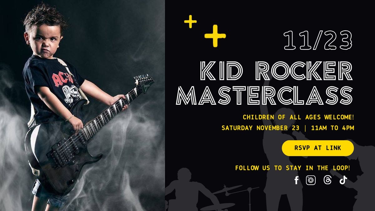 Kid Rocker Masterclass at Reno Public Market!