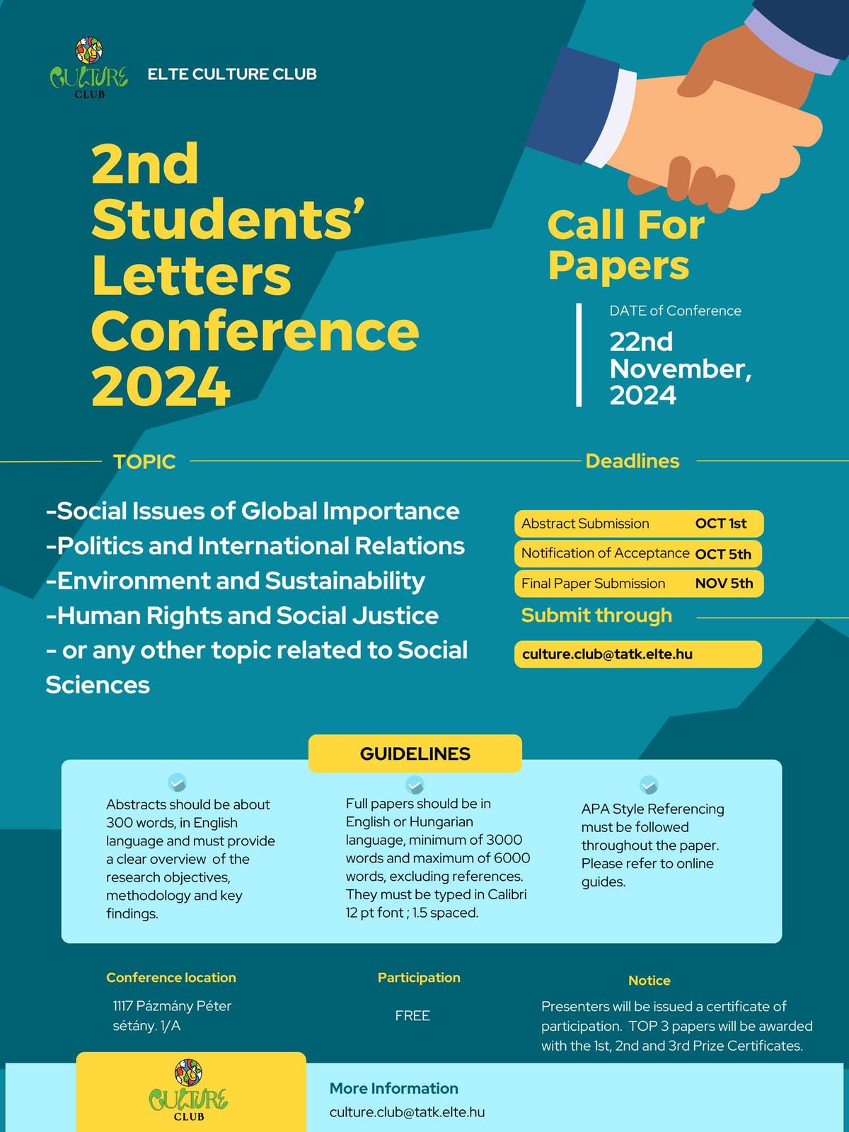 2nd Students' Letters Conference