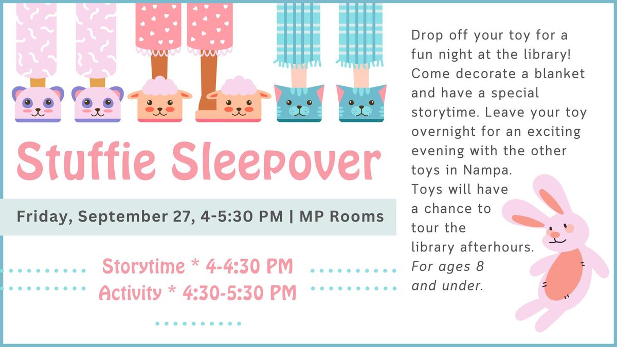 Stuffie Sleepover & Puppet Show