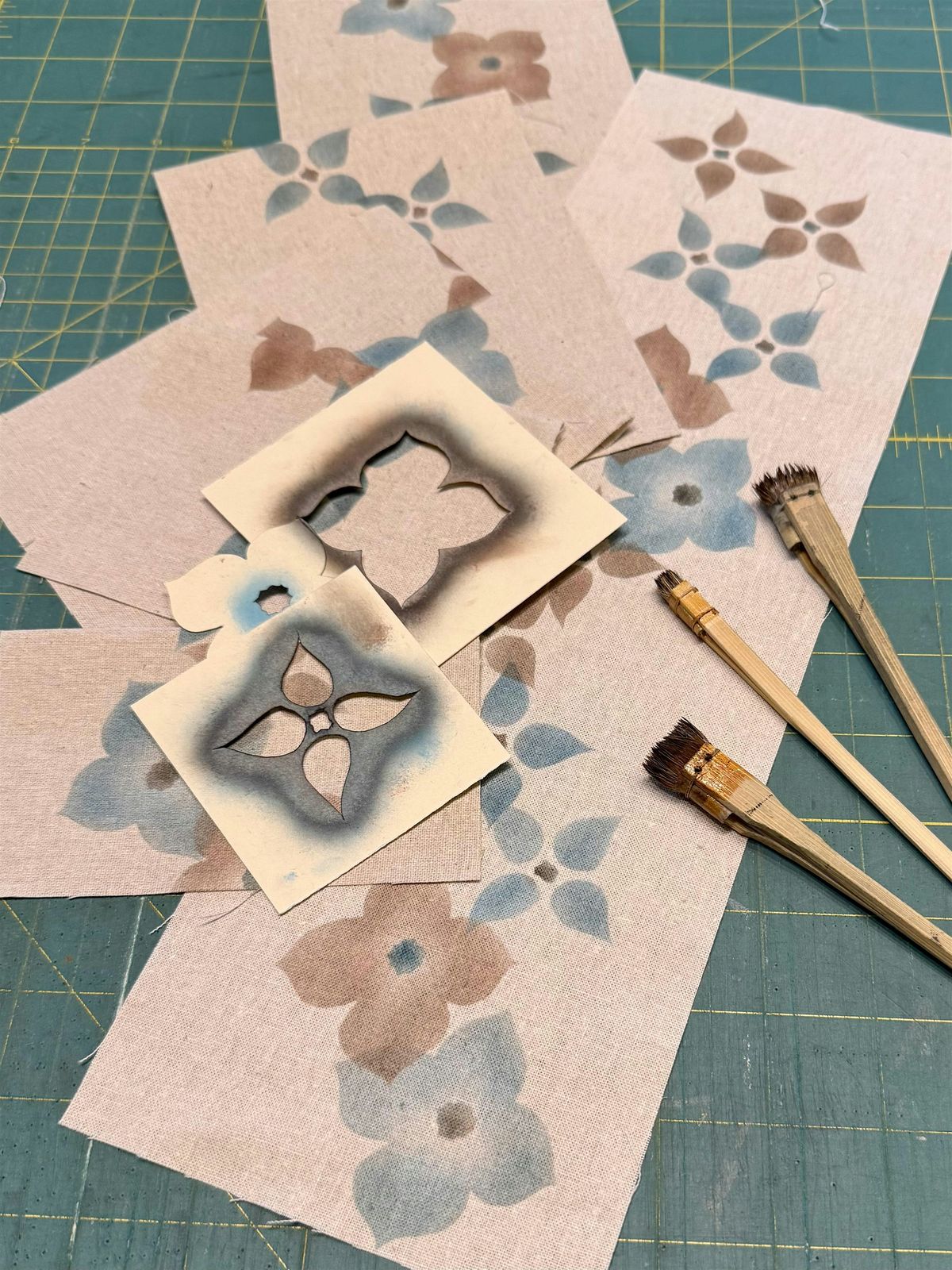 Stencil Printing on Textiles: Workshop with Jody Alexander