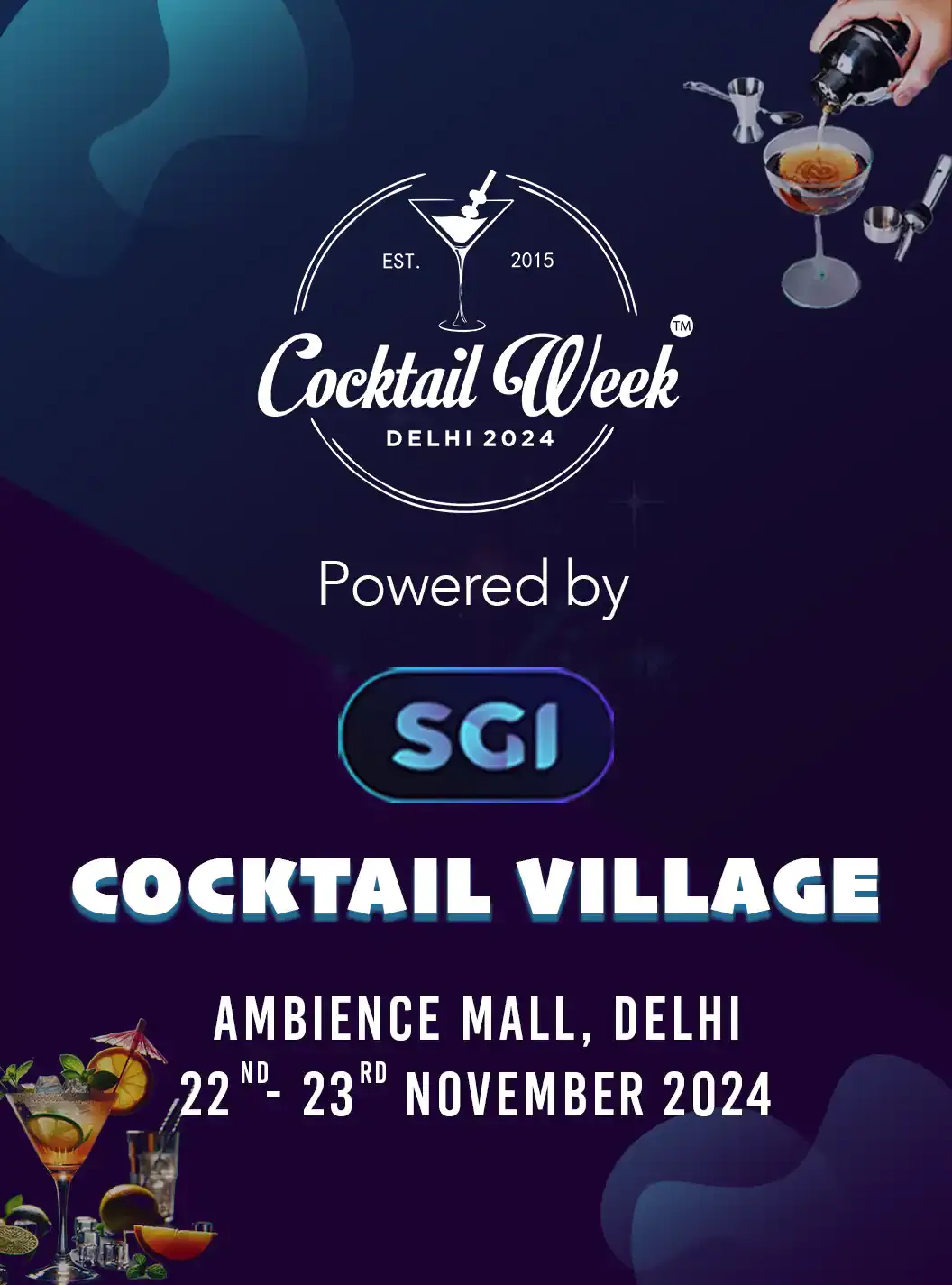 Cocktail Week India - Delhi Edition 2024 Experiences, Music Delhi NCR