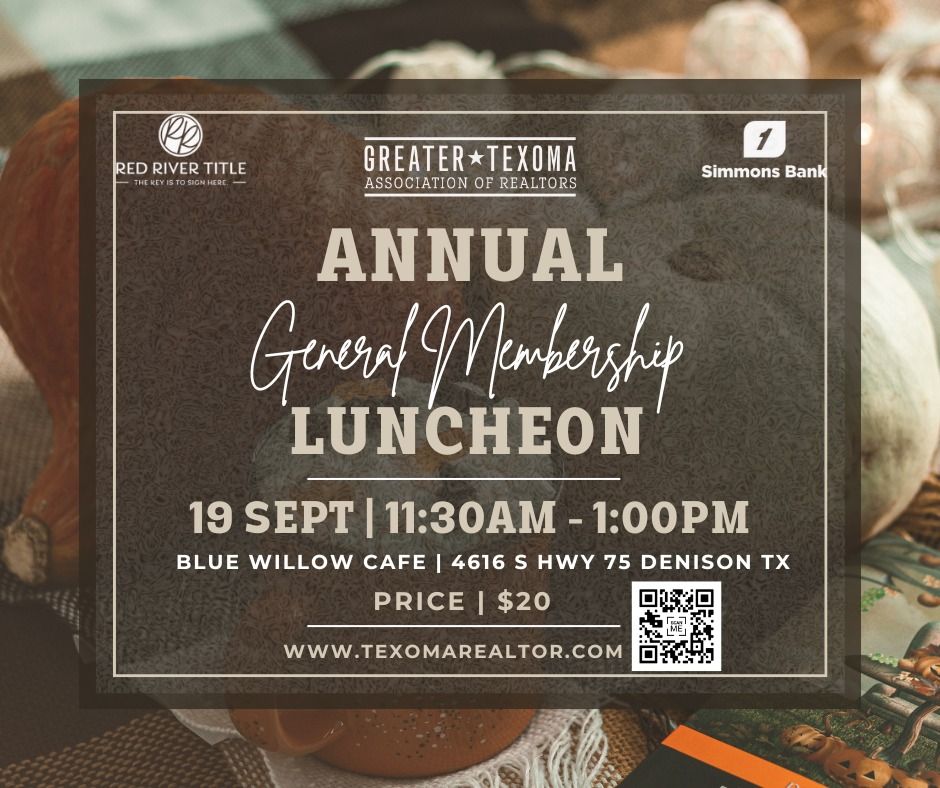 Annual GTAR Membership Luncheon