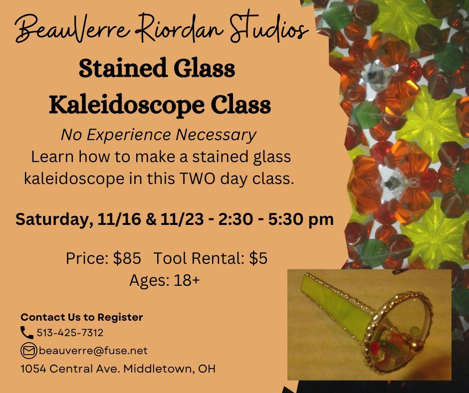 Stained Glass Kaleidoscope Class