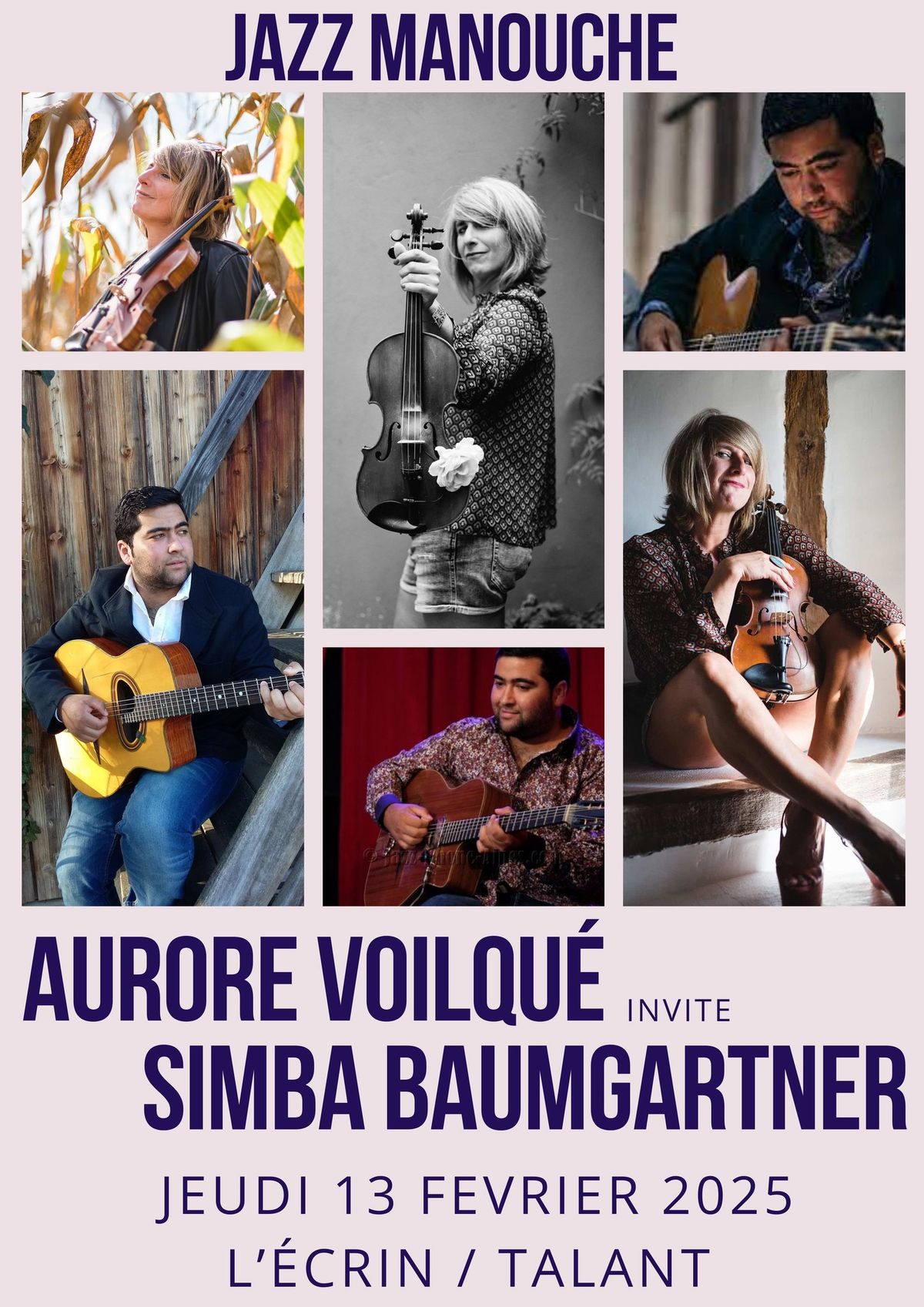 Aurore Voilqu\u00e9 invite Simba Baumgartner - L'\u00c9crin, Talant