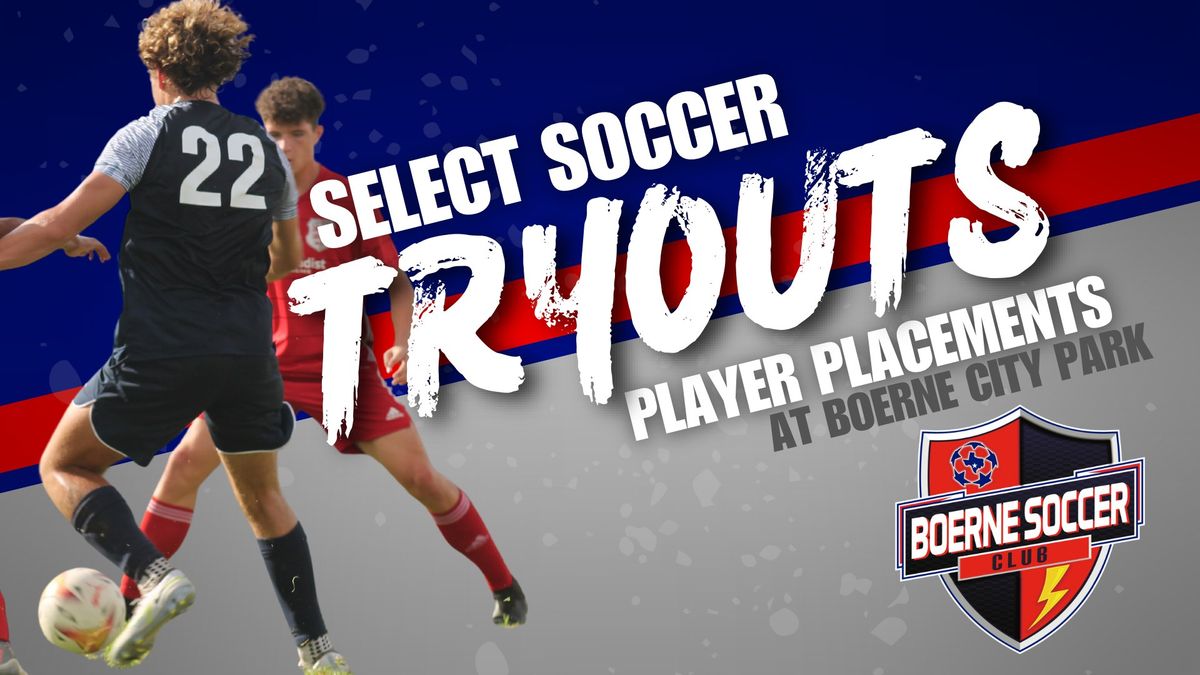 2024\/2025 Select Soccer Player Placement Event (Tryouts) - U15-U19