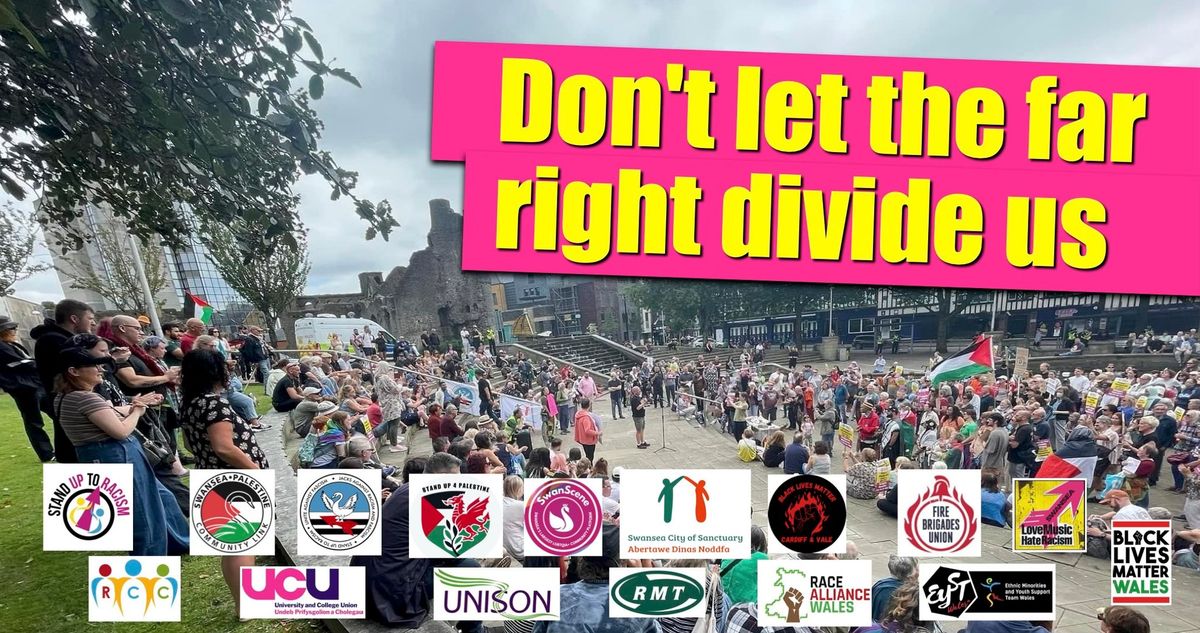 No to the far right in Swansea \u2013 Refugees Welcome!