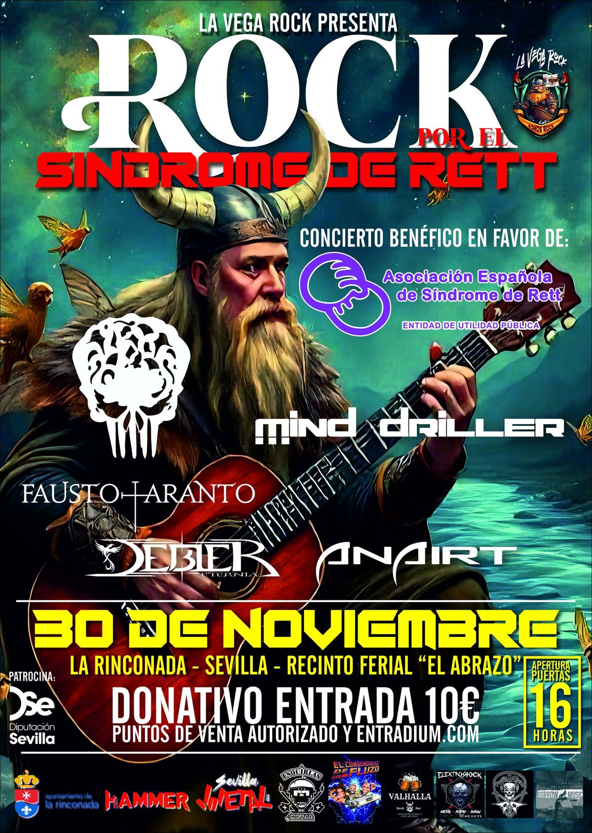 ROCK POR EL SINDROME DE RETT (FESTIVAL BENEFICO EN FAVOR DE LA ASOCIACION DE SINDROME DE RETT)