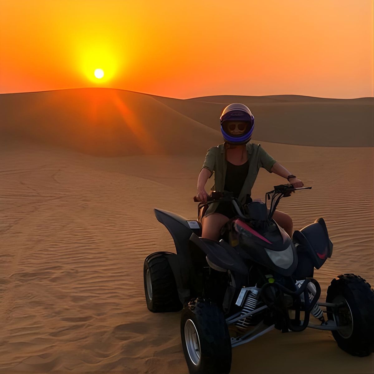 Private Sunrise Quad Bike in Dubai-Al Ain Road