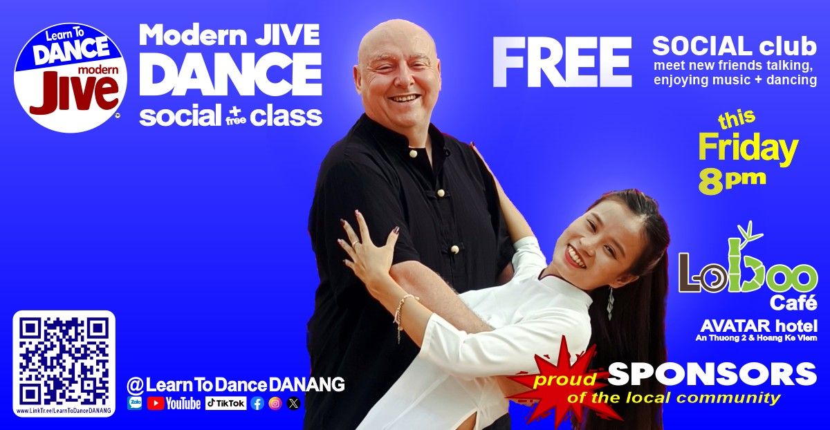 this FRIDAY Modern JIVE social DANCE + we teach you