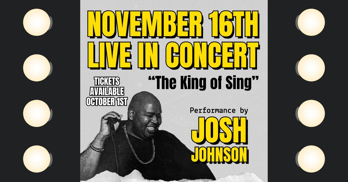 Josh Johnson Live In Concert