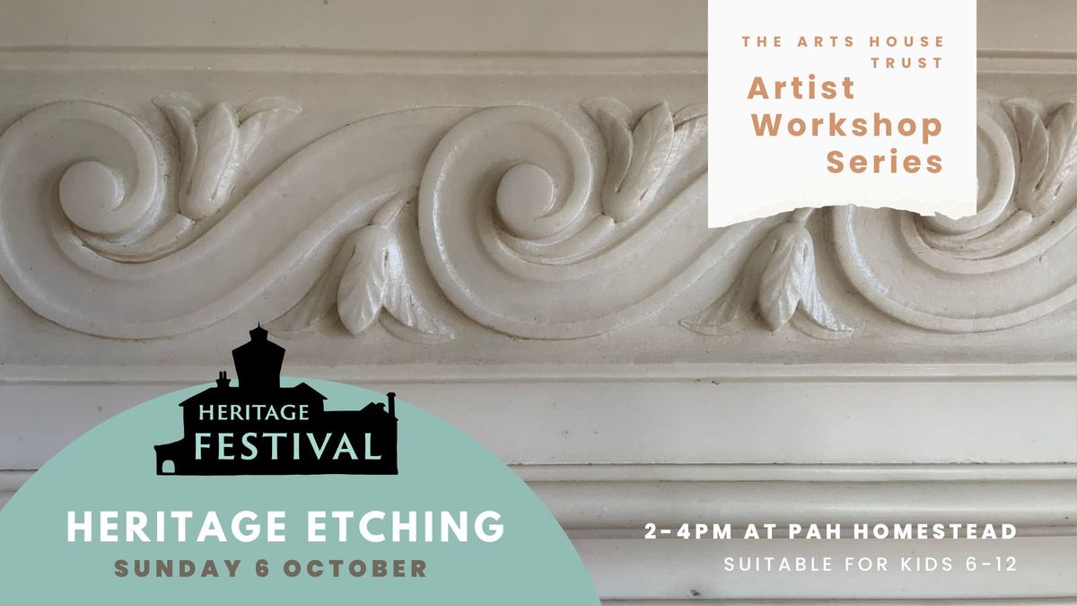 Artist Workshop Series: Heritage Etchings