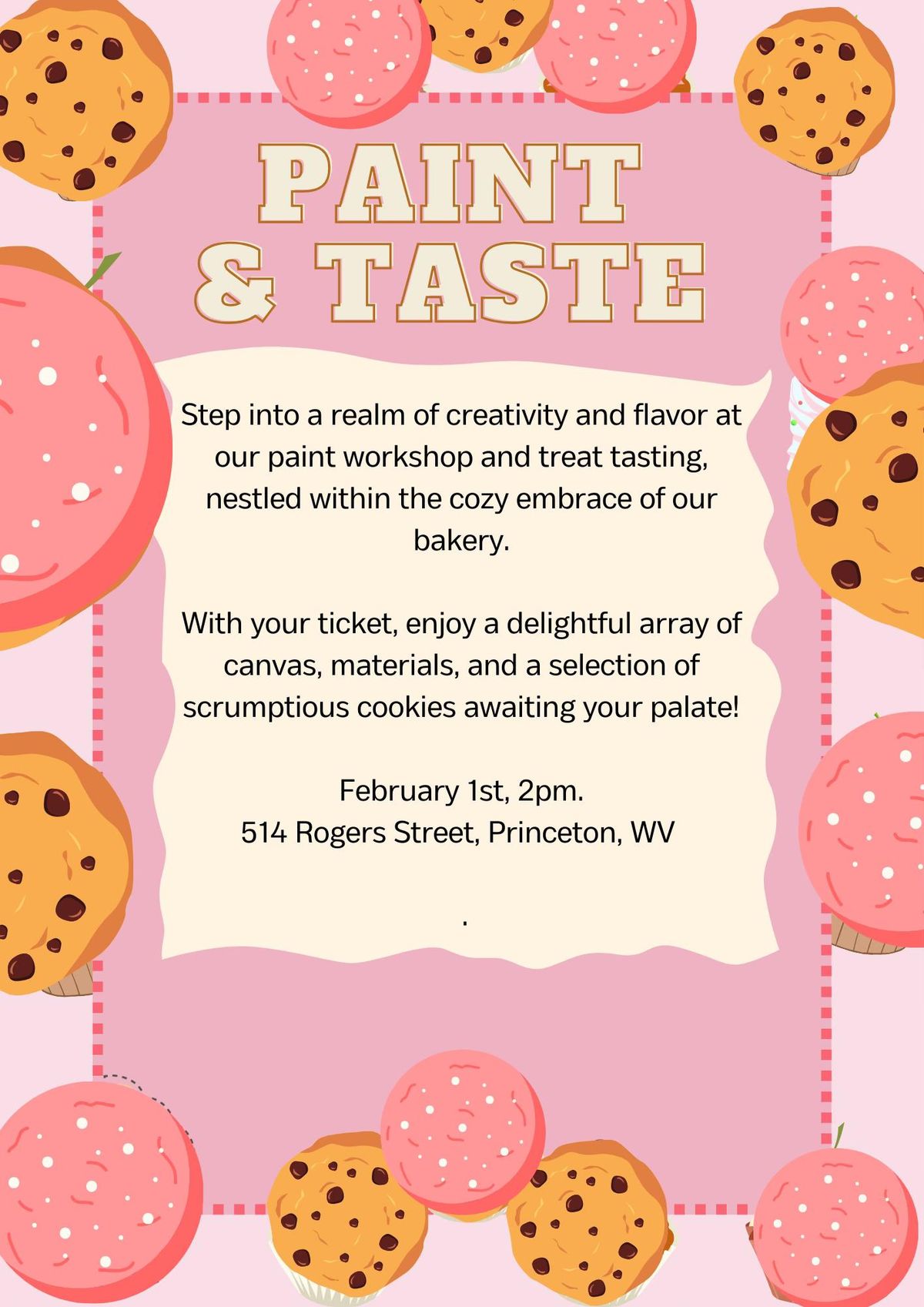 Paint & Taste: Hosted by Sweet Babies Bakery