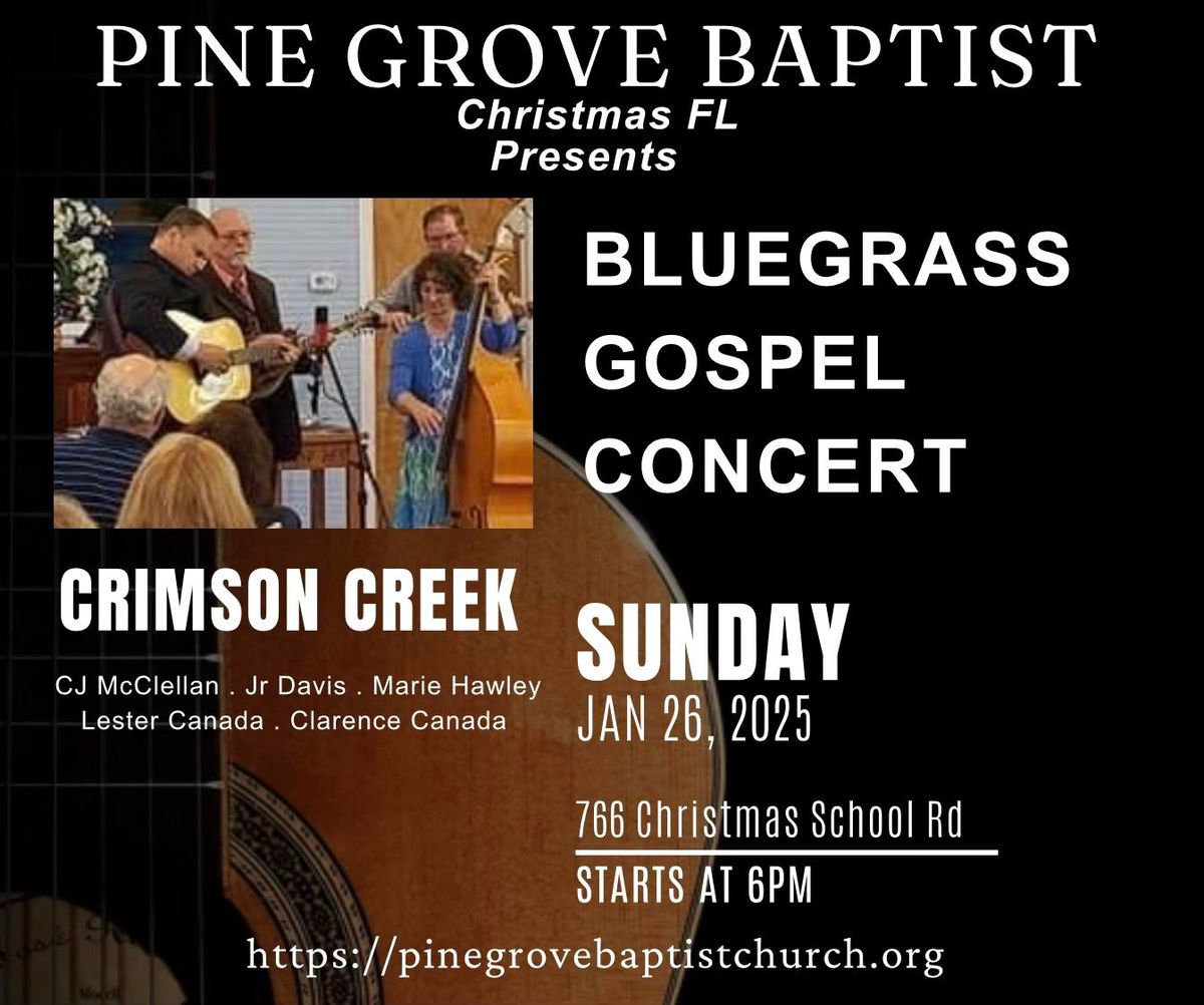 Bluegrass Gospel Concert