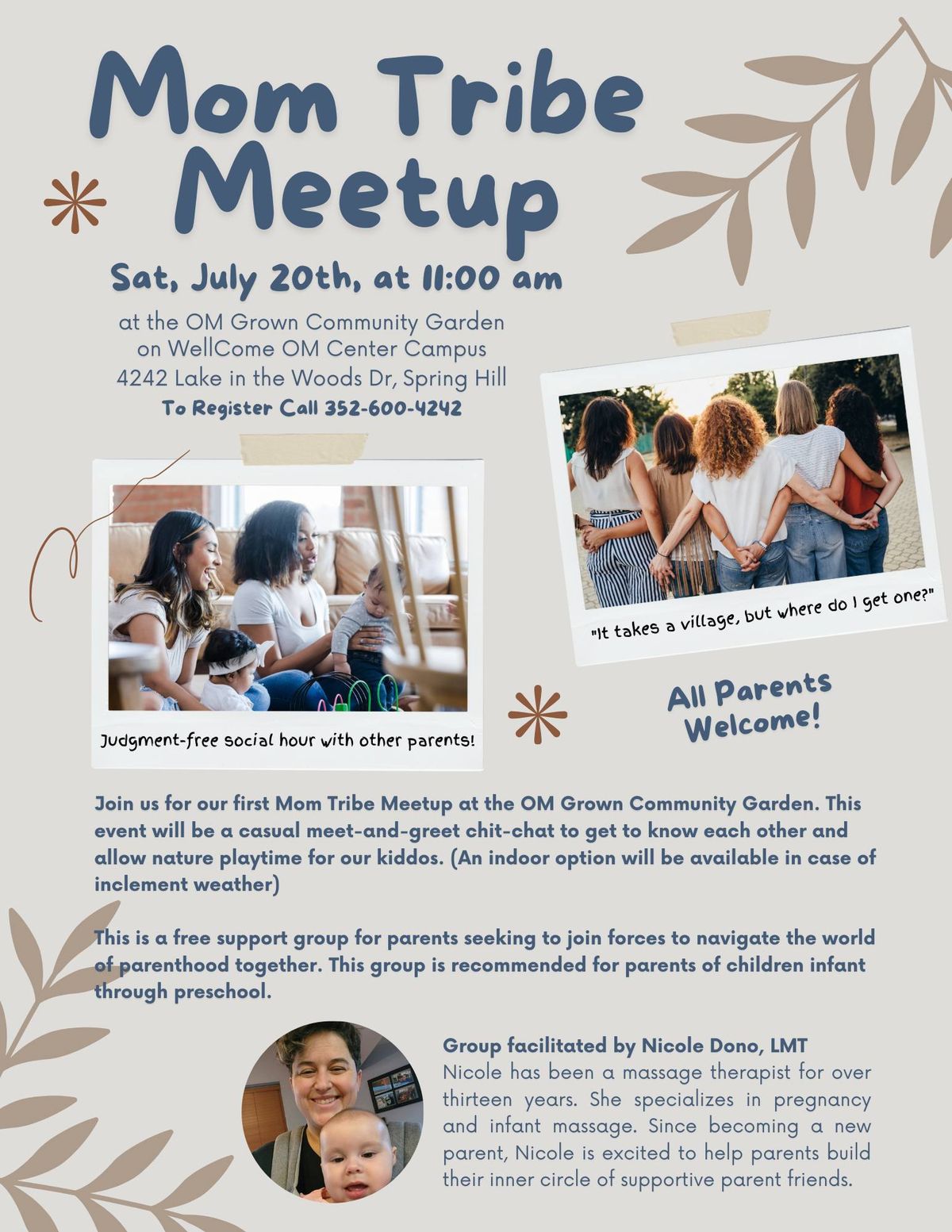 Free Event: Mom Tribe Meetup