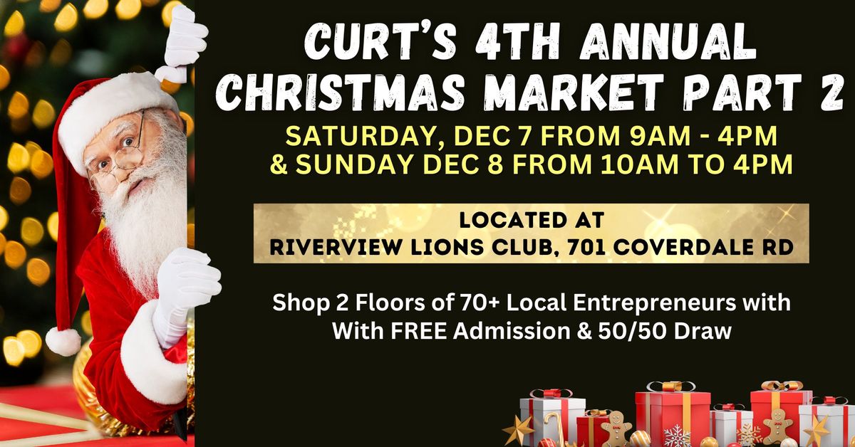 Curt\u2019s 4th Annual Christmas Market Part 2