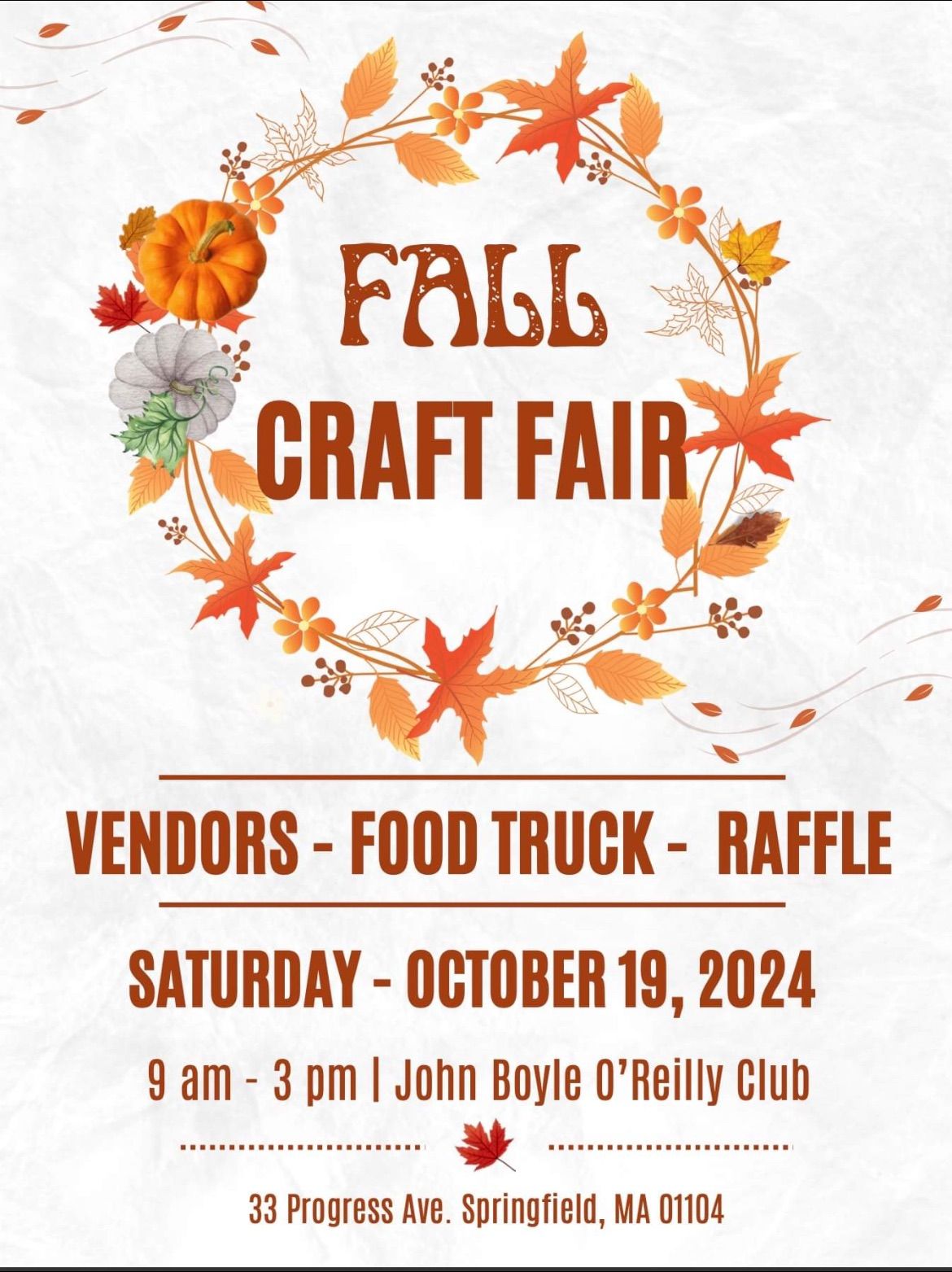 JBO annual craft fair