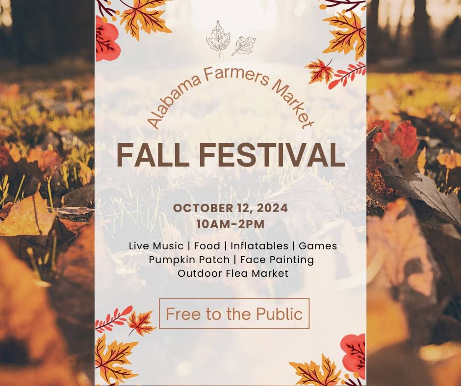 2024 Alabama Farmers Market Fall Festival