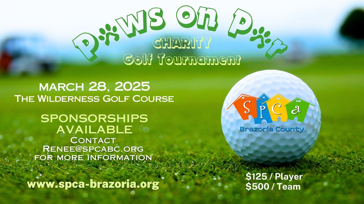 SPCA Paws on Par Charity Golf Tournament