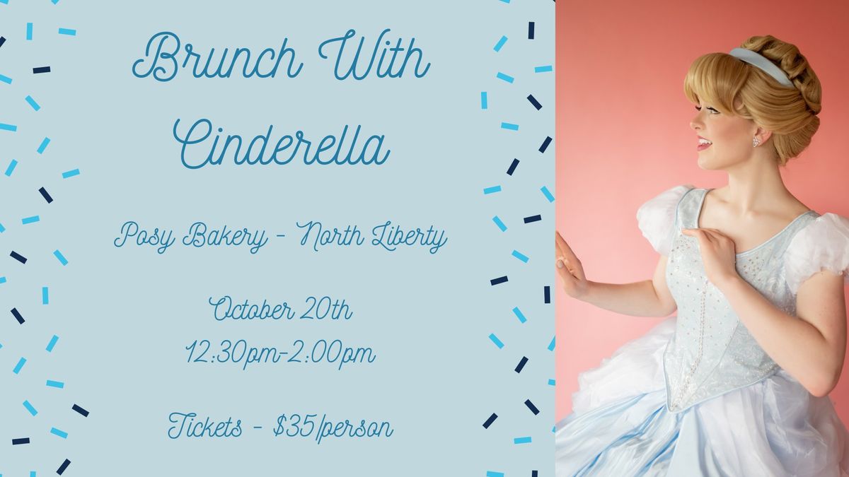 Brunch with Cinderella at Posy Bakery - North Liberty (Reserve your seat today!)