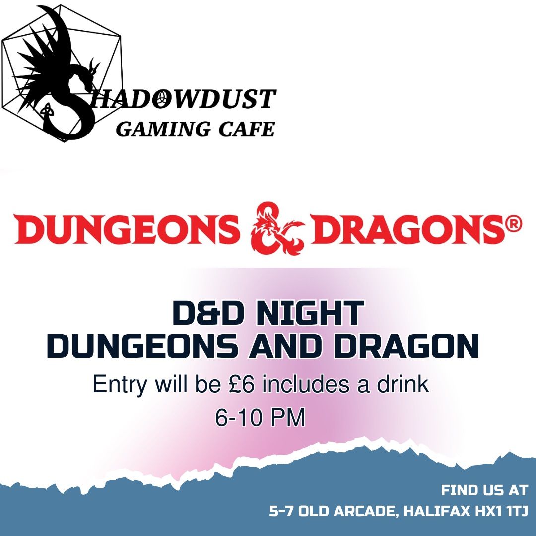 D&D Dungeons and Dragons night