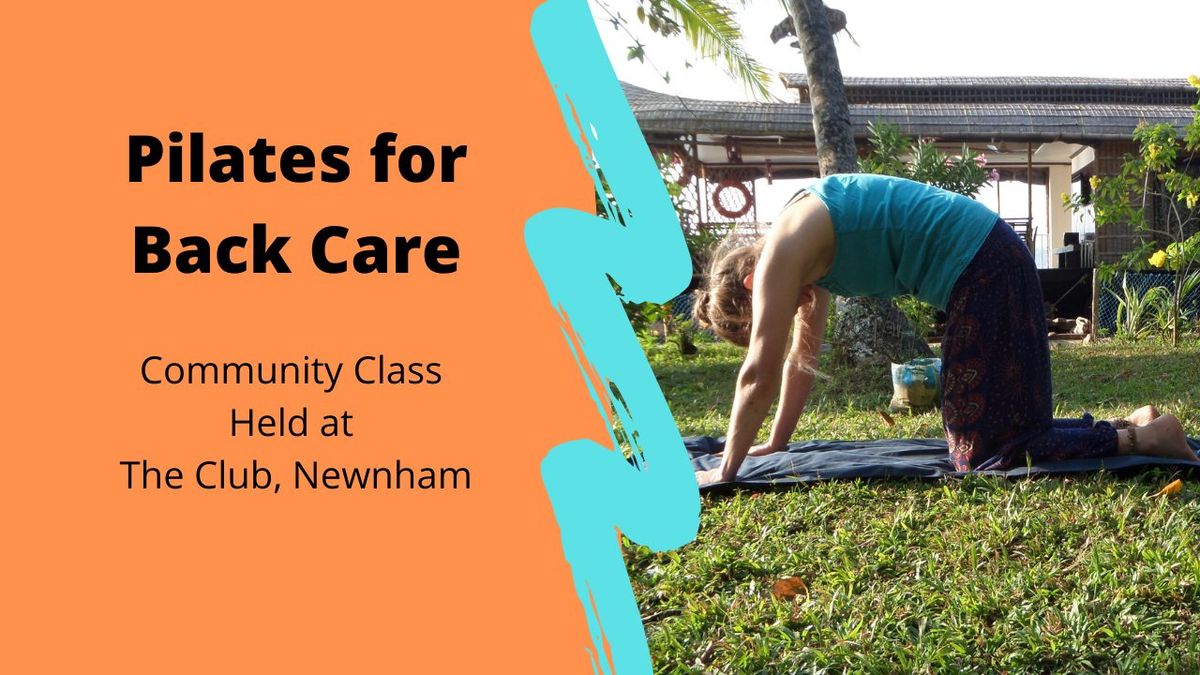 Pilates for Back Care