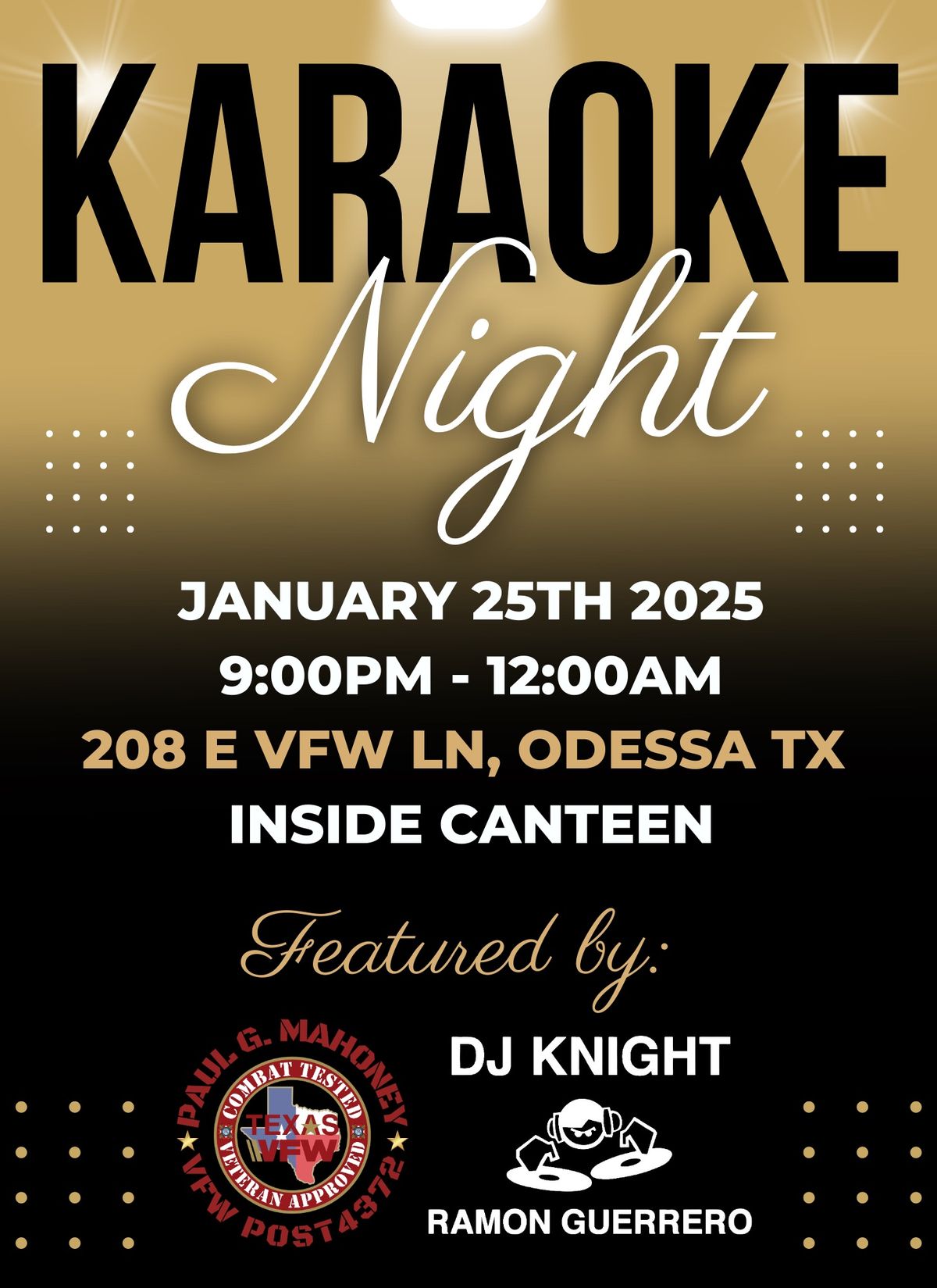 4372 Karaoke Night