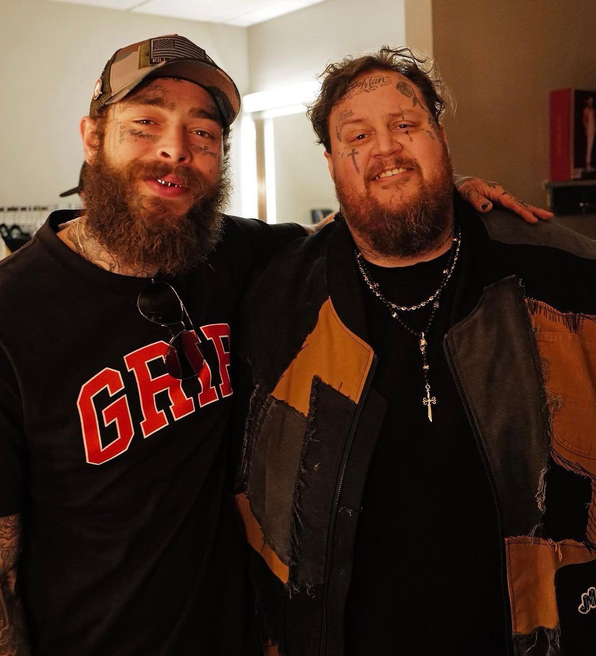 Post Malone with Jelly Roll at Alamodome