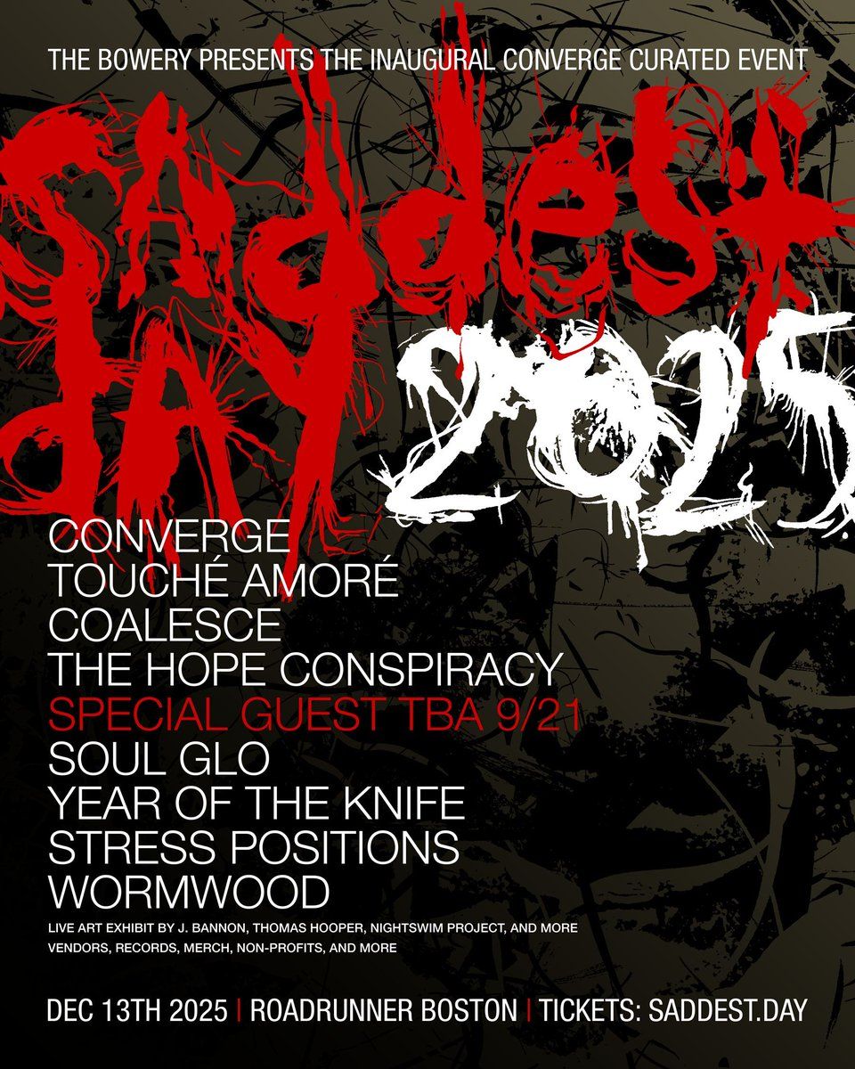 Saddest Day: Touche Amore  Coalesce & The Hope Conspiracy