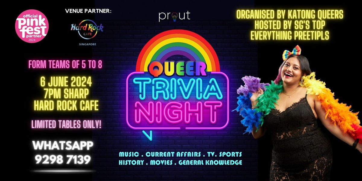 [PENDING 2025 EVENT] QUEER TRIVIA NIGHT: BACK IN PRIDE WITH PREETIPLS