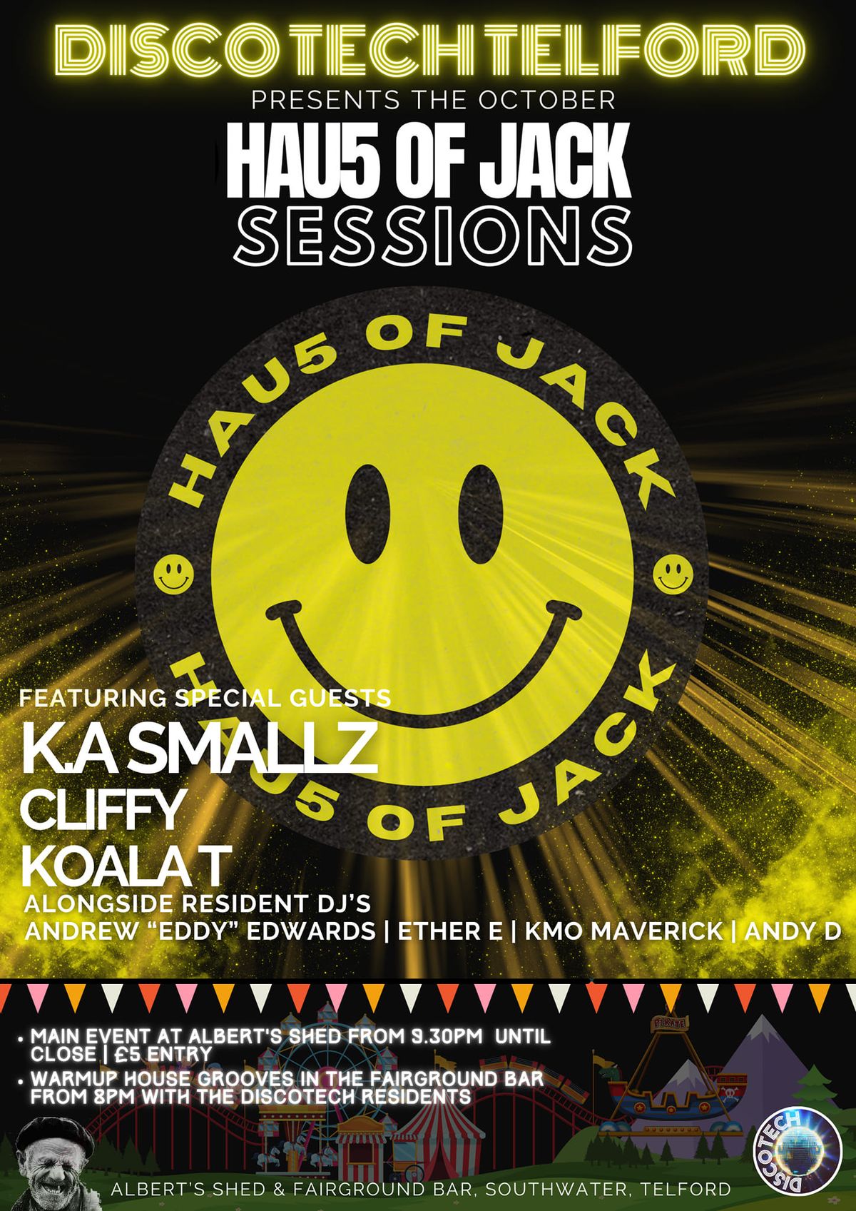 Disco Tech & Hau5 Of Jack presents The October Sessions