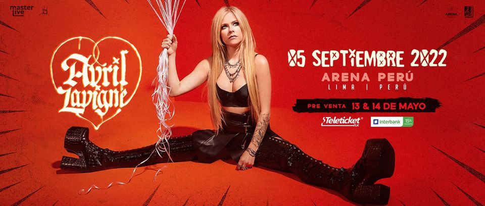 Avril Lavigne en Lima