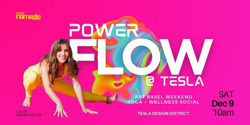 Basel Weekend Power Flow Yoga + Wellness Social at Tesla Design District