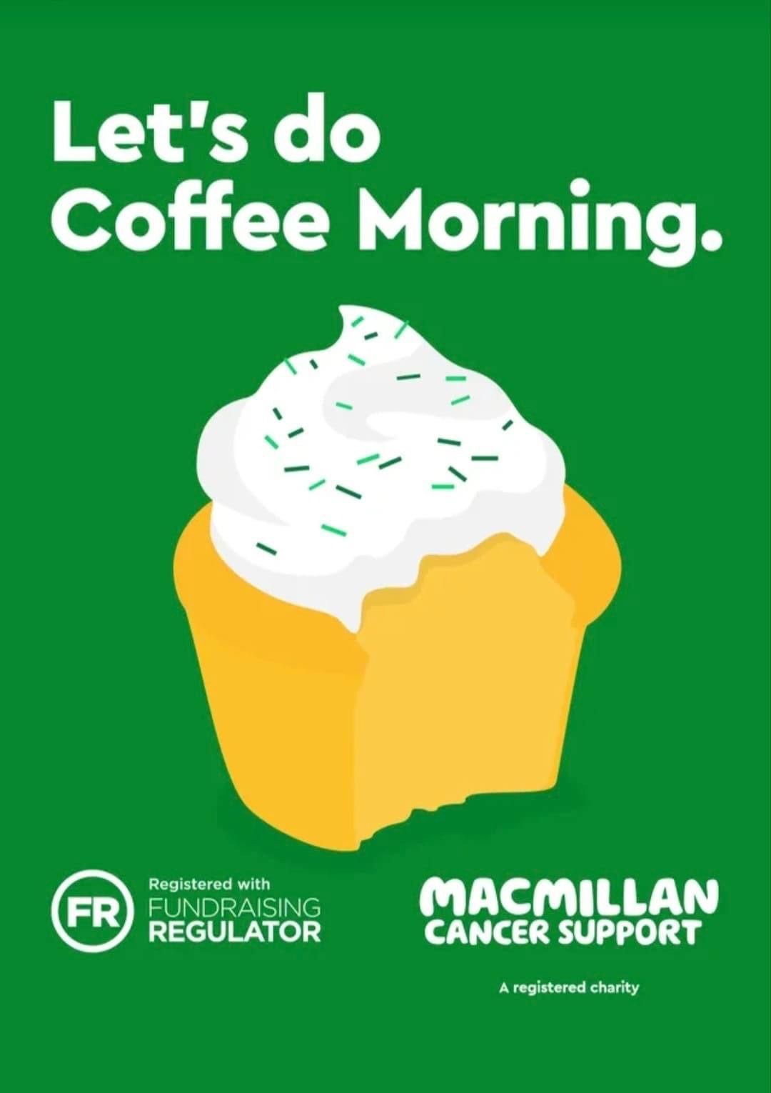 MHR Annual Macmillan Coffee Morning 