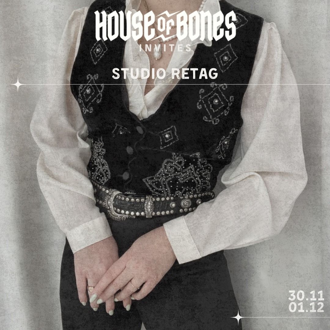 HOUSE OF BONES INVITES - STUDIO RETAG | ROCK AND ROLL VINTAGE