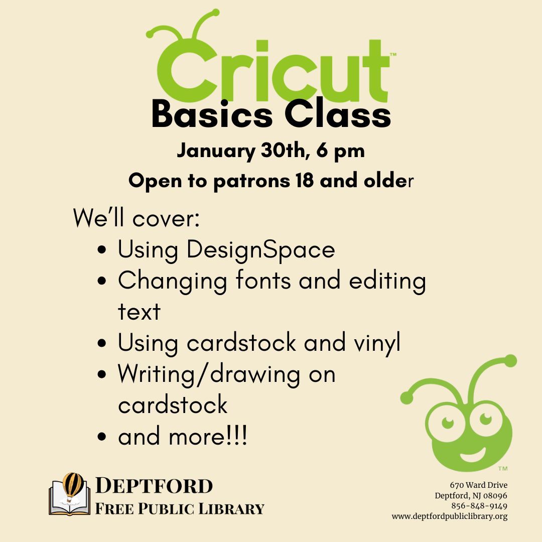 Cricut Basics Class