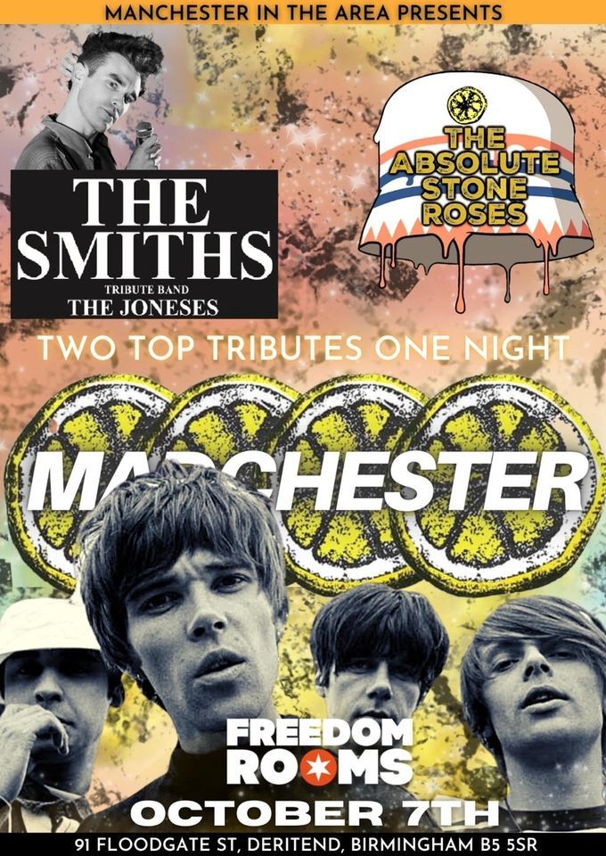 The Stone Roses & The Smiths tributes play at Freedom Rooms, Birmingham